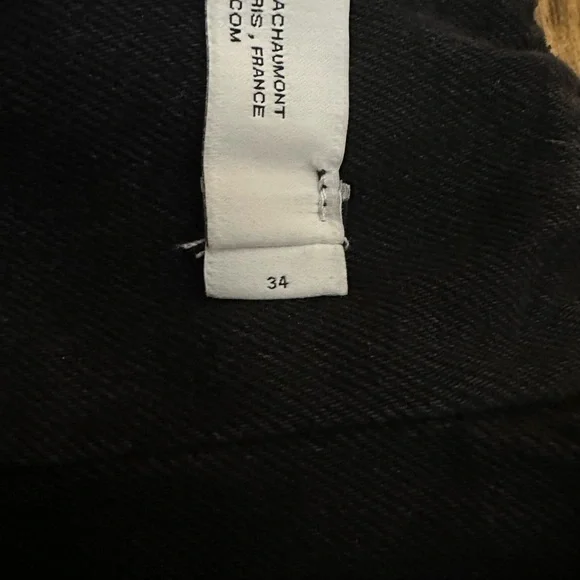 IRO Hovy Paperbag Mini Denim Skirt Sz 2 - Picture 7 of 11